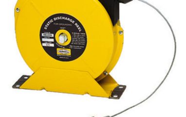 50 FT Industrial Incandescent Retractable Cord Reel Work Light With Outlet  & Overload Protection for sale online