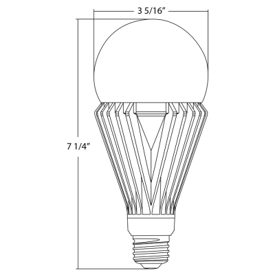 RAB Lighting PS25-32-E26-840-ND120-277V