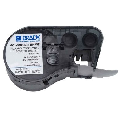 Brady MC1-1000-595-BK-WT