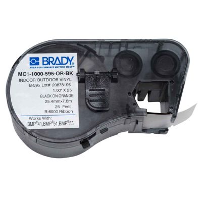 Brady MC1-1000-595-OR-BK