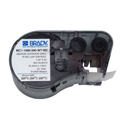 Brady MC1-1000-595-WT-RD