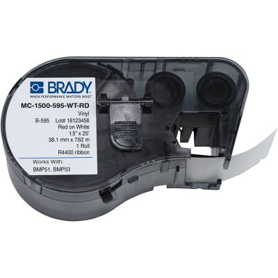 Brady MC-1500-595-WT-RD