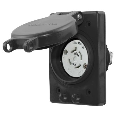 Hubbell Wiring HBL67W76BK