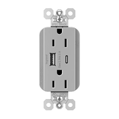 Legrand PTTR15ACUSBGRY