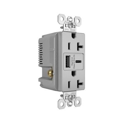 Legrand TR20USBAC6GRY