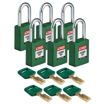Brady NYL-GRN-38ST-KA6PK