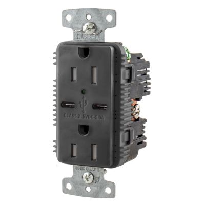 Hubbell Wiring USB15C5BK
