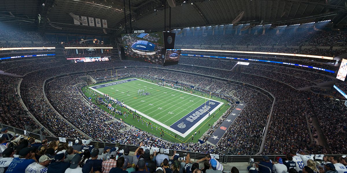 AT&T Stadium LED lighting and electrical systems