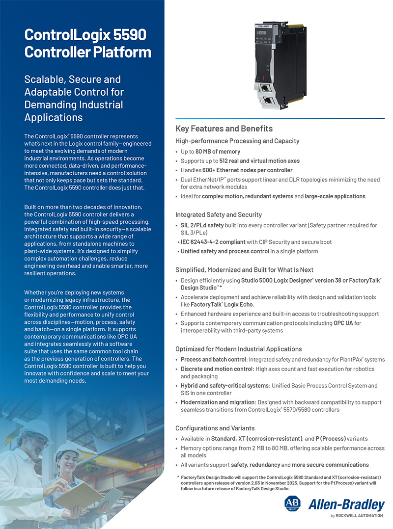 ControlLogix 5590_Controller Product Profile