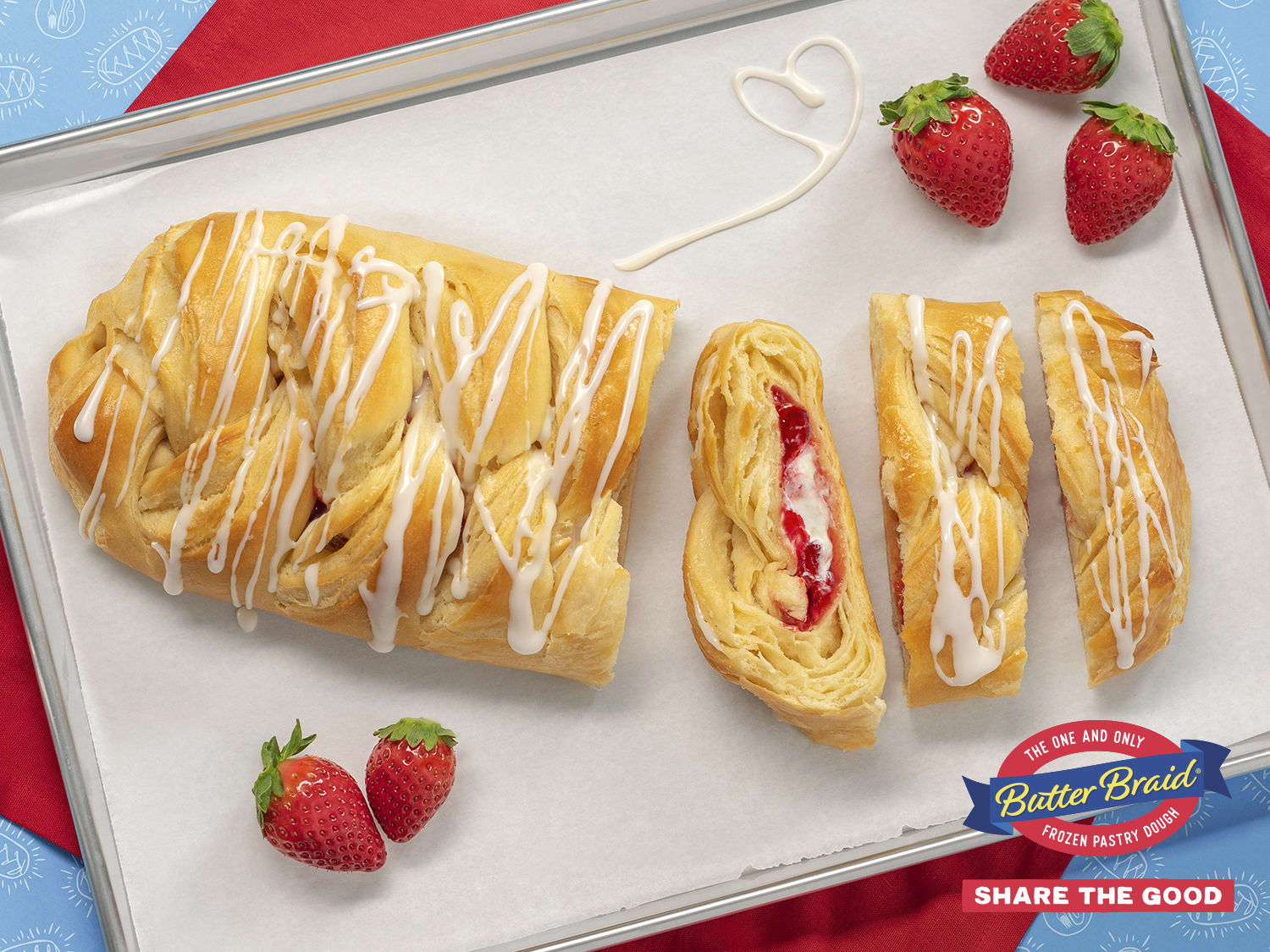 Butter Braid pastries produced by Country Maid in West Bend, Iowa