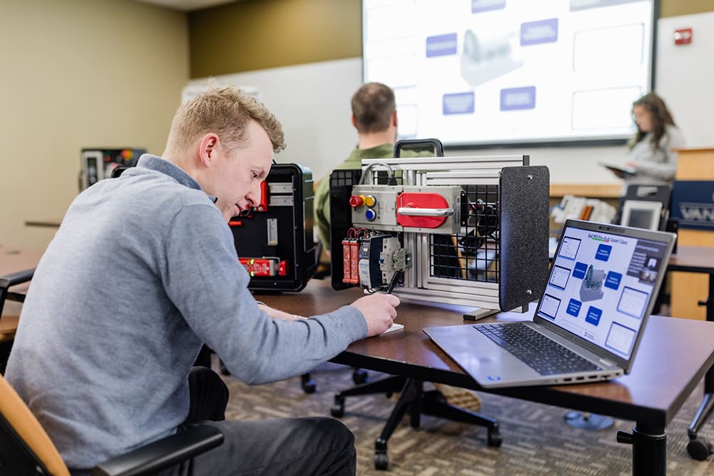 Training, enablement and remote support industrial automation services