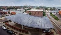 rooftop solar power installation