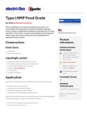 type LNMP food grade spec sheet
