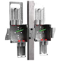 quick-lok outlet boxes and assemblies