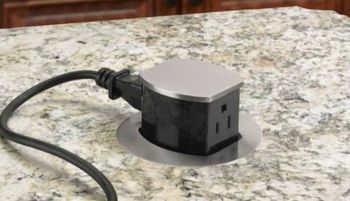 Hubbell pop-up receptacle UL listed for countertops